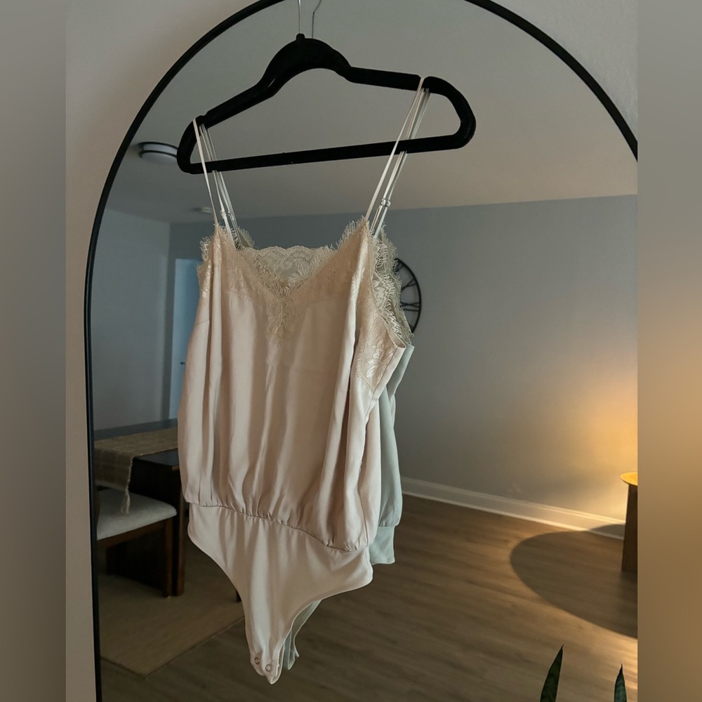 Express Cream Lace Trim Chemise